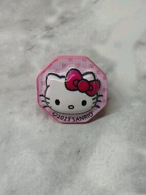 Hello Kitty Adjustable Ring Pink Sanrio 2023 Kids Jewelry Cute Accessory